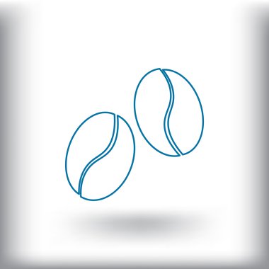 kahve çekirdeği ikonu