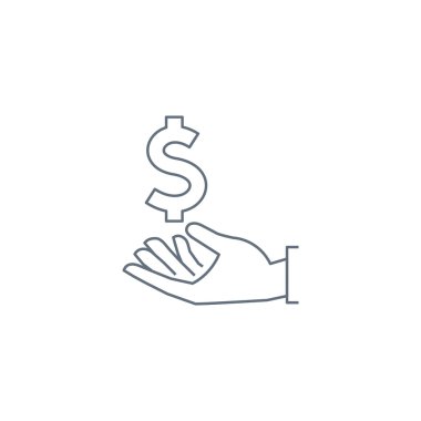 dolar işareti el simgesi