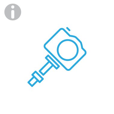 monopod selfie simgesi