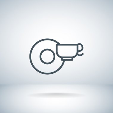 Kahve fincanı işareti simgesi