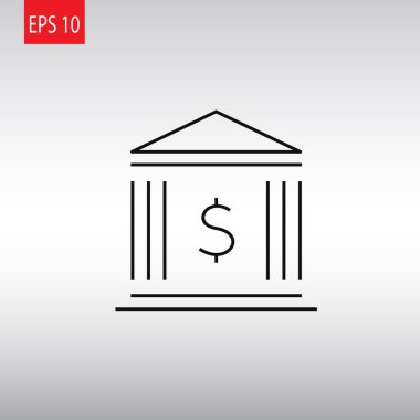 banka binası simgesi