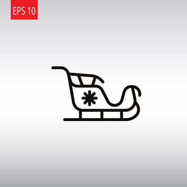 Noel Baba'nın kızağı simgesi