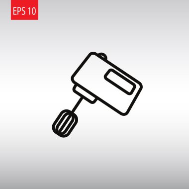 Mutfak karıştırıcı simgesi