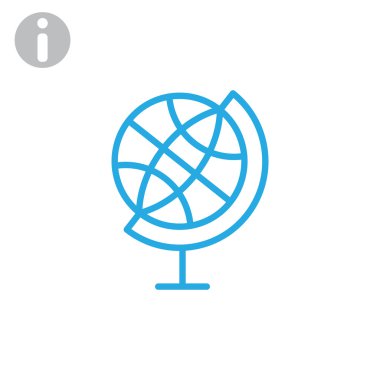 Coğrafya küre simgesi