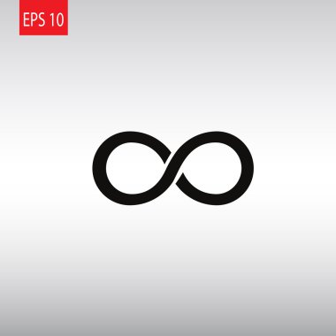 Infinity soyut işareti simgesi  