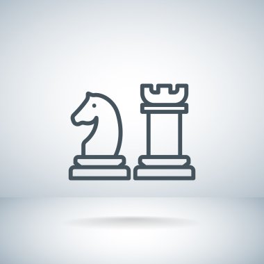Satranç figürleri simgesi
