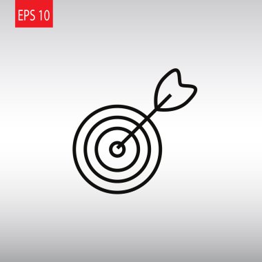 dart tahtası hedef simgesini