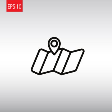 Konumu harita simgesi