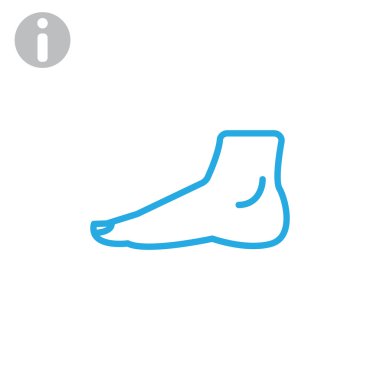 İnsan ayağı simgesi 