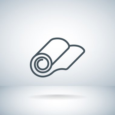 rulo duvar kağıdı simgesinin