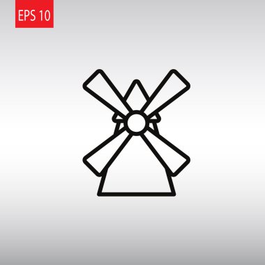 Tarım yel değirmeni simgesi