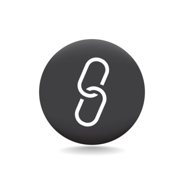 Zincir işareti iletişim web simgesi