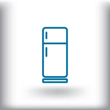 Retro buzdolabı simgesi