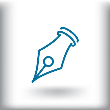  mürekkep kalem ucu simgesi 