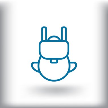 çanta turist web simgesi