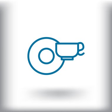 Kahve fincanı işareti simgesi