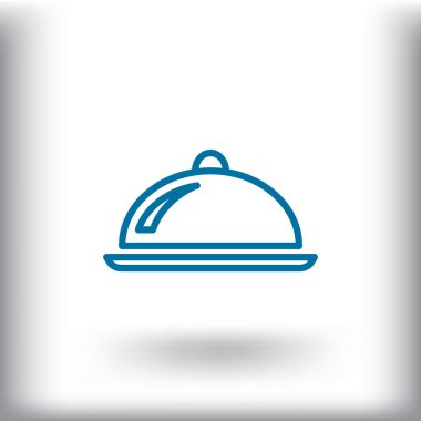 Restoran cloche simgesi