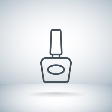 sıvı simge için cam şişe