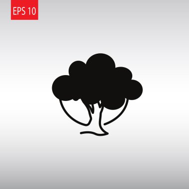 soyut ağaç simgesi