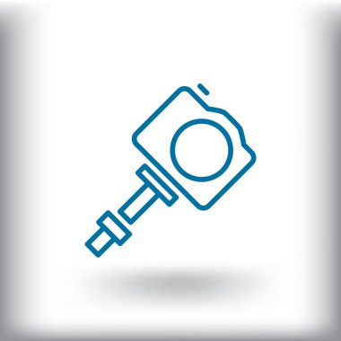 monopod selfie simgesi