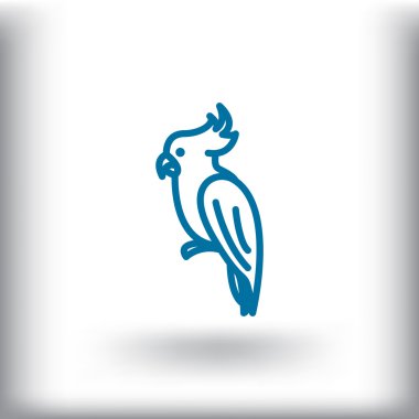 Papağan kuş simgesi