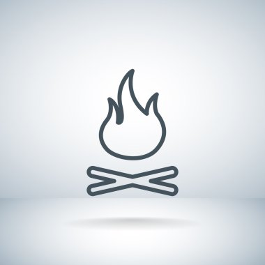 Yangın alevleri simgesi