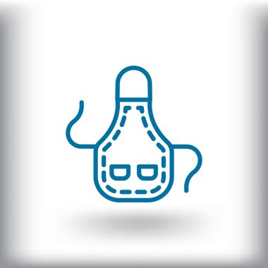 Şef önlük simgesi