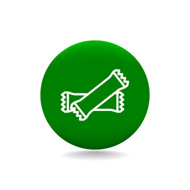 Polietilen mühürlü kapalı torbalar simgesi