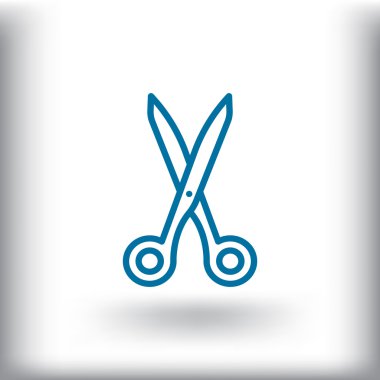 Makas şekil kutsal kişilerin resmi