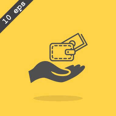 M-cüzdan'el simgesi. 