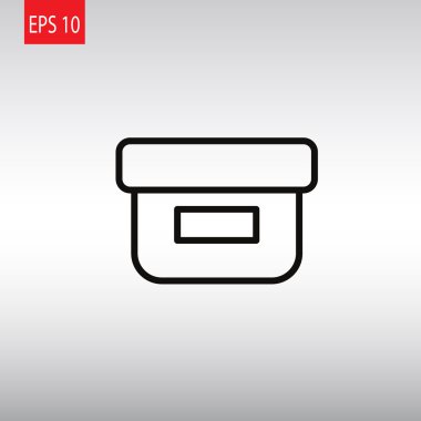 yiyecek kabı simgesi