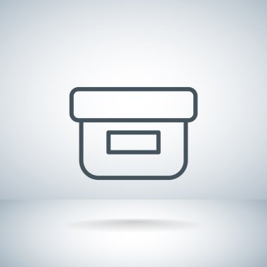 yiyecek kabı simgesi