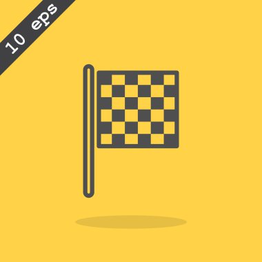 Damalı bayrak simgesi