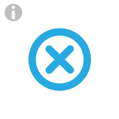 Yanlış işareti web simgesi