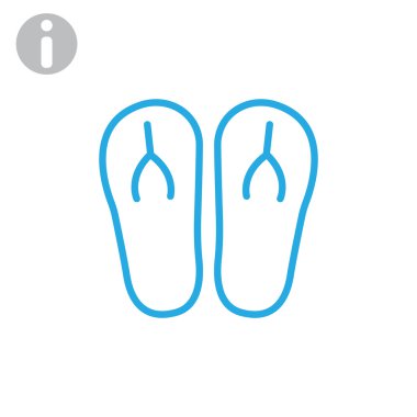 plaj terlikleri simgesi