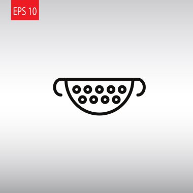 Metalik kevgir simgesi