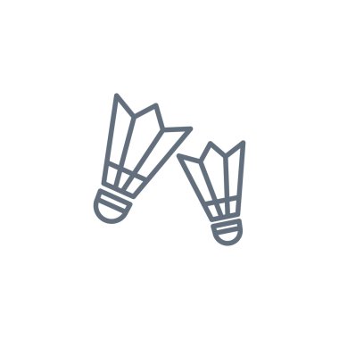 Badminton simgesi. Shuttlecocks