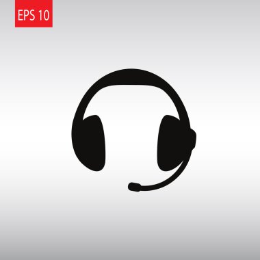 kulaklık mikrofon simgesi