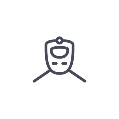 Tren ulaşım simgesi.