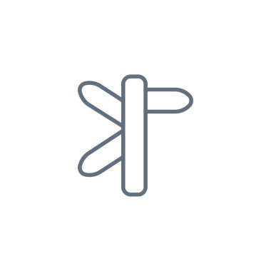 yön işareti simgesi