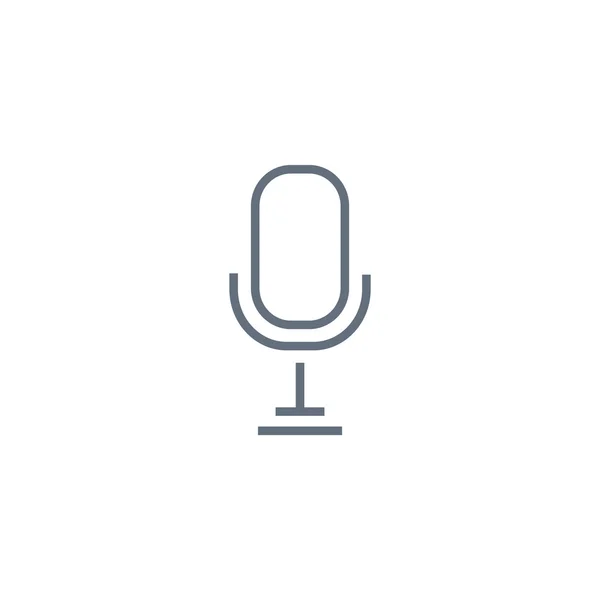 Stem microfoon pictogram — Stockvector