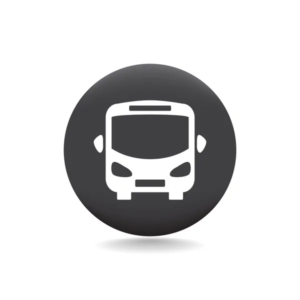 Ikona transportu autobusowego — Wektor stockowy