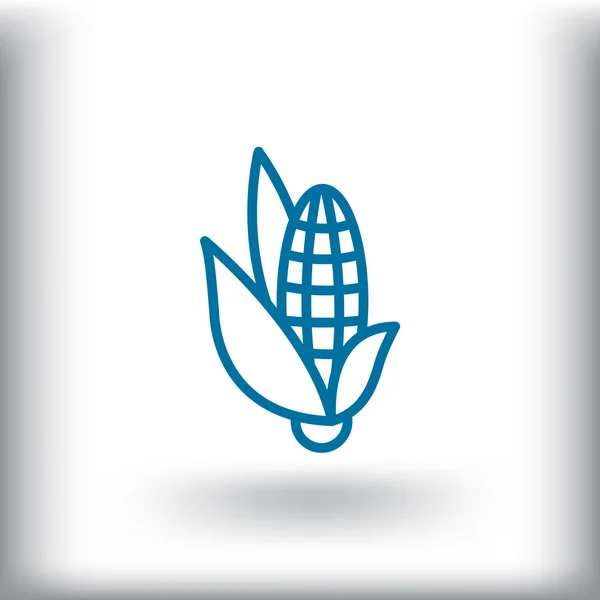 Icono web de maíz — Archivo Imágenes Vectoriales