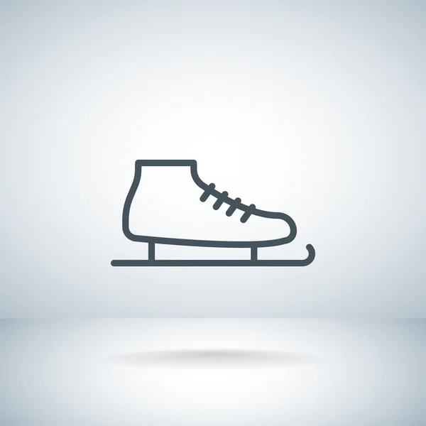 Símbolo de patins . — Vetor de Stock