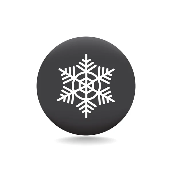 Winter Snowflake icon — Stock Vector