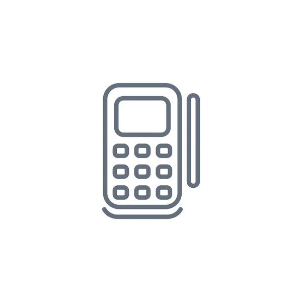 Teléfono móvil, icono del teléfono inteligente — Vector de stock