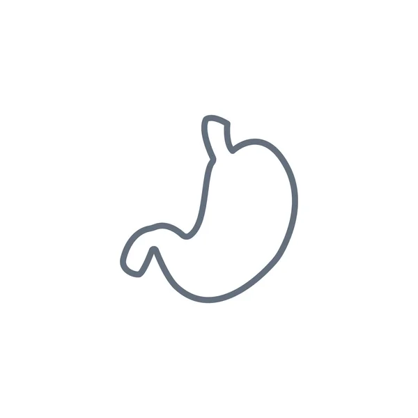 Ikona ludzkiego żołądka — Wektor stockowy