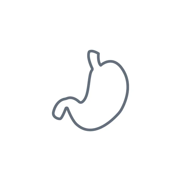 Human stomach icon — Stock Vector