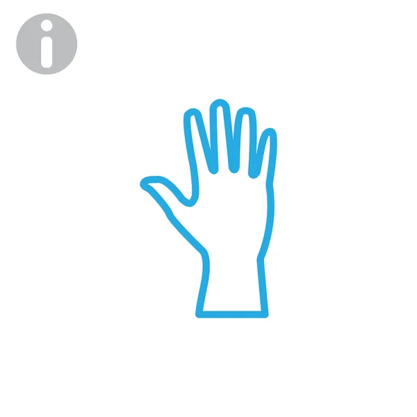 Hand  web icon — Stock Vector
