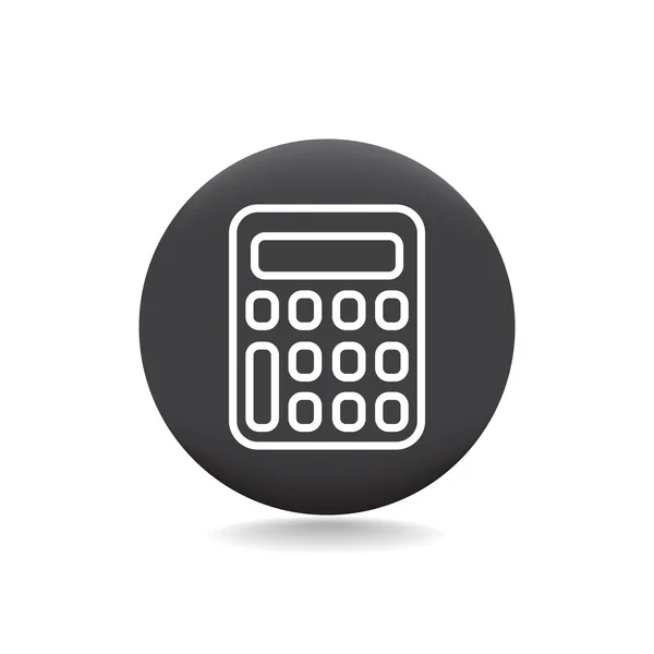 Calculadora icono de negocio — Vector de stock